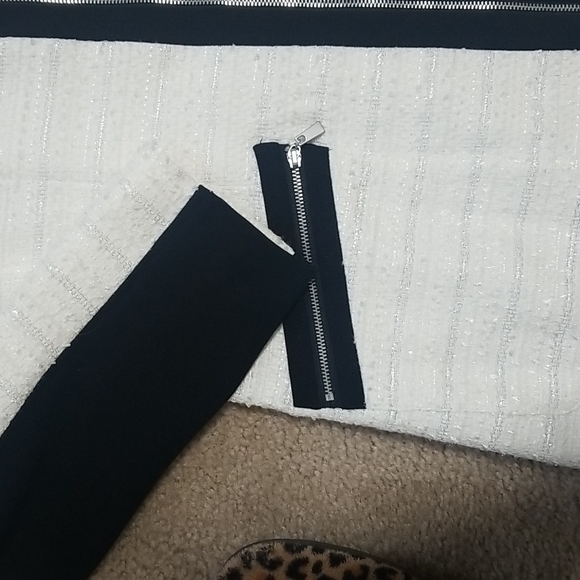 Ivory/Black Spring Coat - Picture 3 of 6